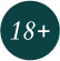 18+ age restriction symbol on a dark teal background