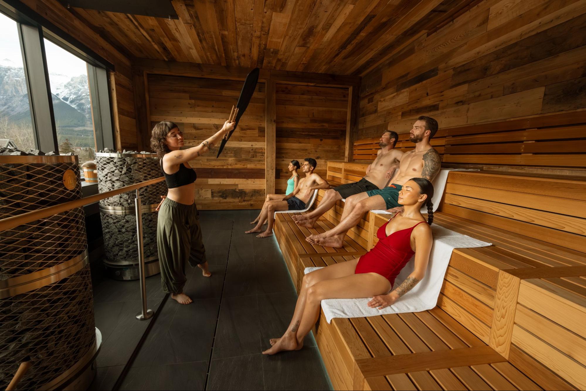 Heat Lodge at Everwild Canmore Nordic Spa